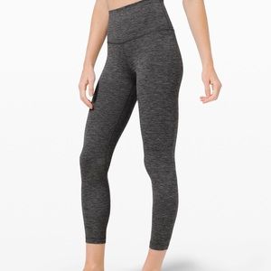 Align 25” High Rise Tight in Heathered Black